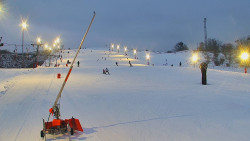 Sjezdovka skiareálu Hlubočky