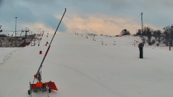 Sjezdovka skiareálu Hlubočky