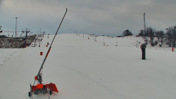 Sjezdovka skiareálu Hlubočky