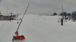 Sjezdovka skiareálu Hlubočky