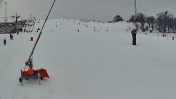 Sjezdovka skiareálu Hlubočky