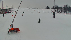 Sjezdovka skiareálu Hlubočky