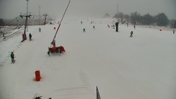 Sjezdovka skiareálu Hlubočky