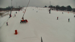 Sjezdovka skiareálu Hlubočky