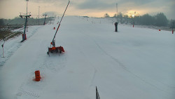 Sjezdovka skiareálu Hlubočky