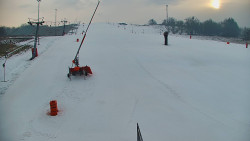 Sjezdovka skiareálu Hlubočky