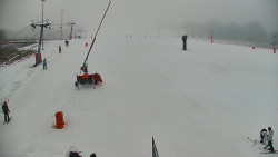 Sjezdovka skiareálu Hlubočky