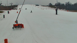 Sjezdovka skiareálu Hlubočky