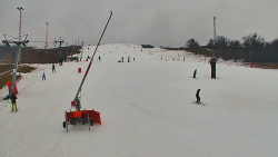 Sjezdovka skiareálu Hlubočky