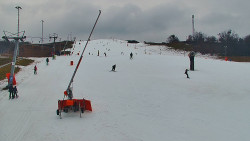 Sjezdovka skiareálu Hlubočky