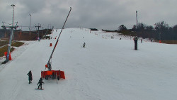 Sjezdovka skiareálu Hlubočky