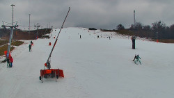 Sjezdovka skiareálu Hlubočky