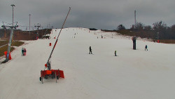 Sjezdovka skiareálu Hlubočky