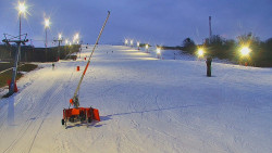 Sjezdovka skiareálu Hlubočky