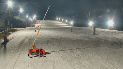 Sjezdovka skiareálu Hlubočky