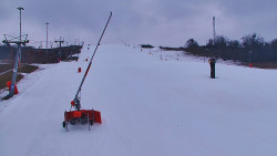 Sjezdovka skiareálu Hlubočky