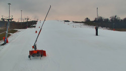 Sjezdovka skiareálu Hlubočky