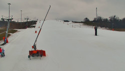 Sjezdovka skiareálu Hlubočky