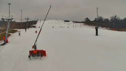 Sjezdovka skiareálu Hlubočky