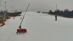 Sjezdovka skiareálu Hlubočky