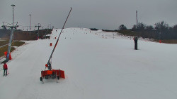 Sjezdovka skiareálu Hlubočky