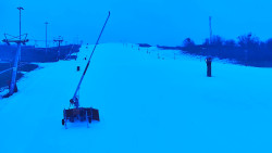 Sjezdovka skiareálu Hlubočky