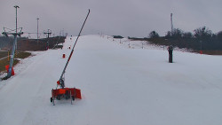 Sjezdovka skiareálu Hlubočky