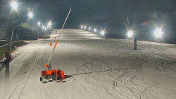 Sjezdovka skiareálu Hlubočky