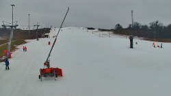 Sjezdovka skiareálu Hlubočky