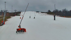 Sjezdovka skiareálu Hlubočky