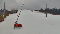 Sjezdovka skiareálu Hlubočky