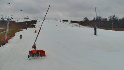 Sjezdovka skiareálu Hlubočky