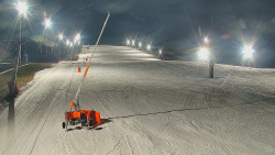 Sjezdovka skiareálu Hlubočky