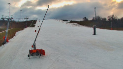 Sjezdovka skiareálu Hlubočky