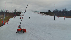 Sjezdovka skiareálu Hlubočky