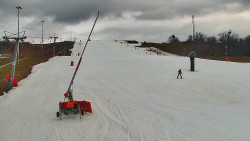 Sjezdovka skiareálu Hlubočky