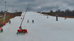 Sjezdovka skiareálu Hlubočky