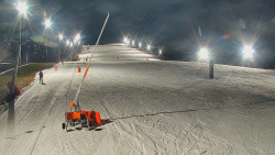 Sjezdovka skiareálu Hlubočky