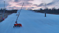 Sjezdovka skiareálu Hlubočky