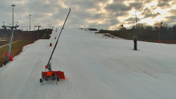 Sjezdovka skiareálu Hlubočky