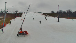 Sjezdovka skiareálu Hlubočky