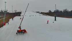 Sjezdovka skiareálu Hlubočky