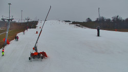 Sjezdovka skiareálu Hlubočky