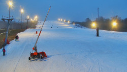 Sjezdovka skiareálu Hlubočky