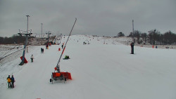 Sjezdovka skiareálu Hlubočky