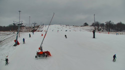 Sjezdovka skiareálu Hlubočky