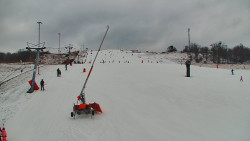 Sjezdovka skiareálu Hlubočky