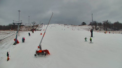 Sjezdovka skiareálu Hlubočky