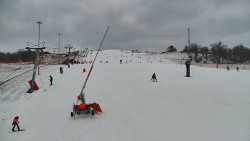 Sjezdovka skiareálu Hlubočky