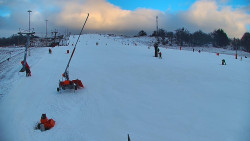 Sjezdovka skiareálu Hlubočky